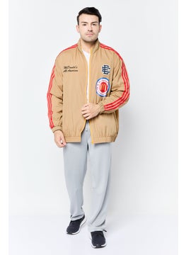 adidas Originals Men Sportswear Fit Long  Sleeves Outdoor jacket, Tan  - Image 2