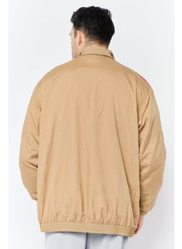adidas Originals Men Sportswear Fit Long  Sleeves Outdoor jacket, Tan  - Image 4