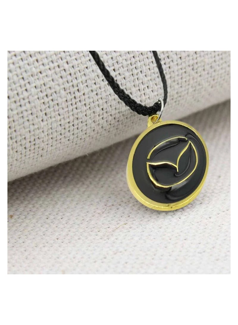 مازدا سيارة صغيرة سيارة الديكور سلسلة شعار سيارة مرآة معلقة قلادة معدنية مع مازدا 1 قطعة - Image 4