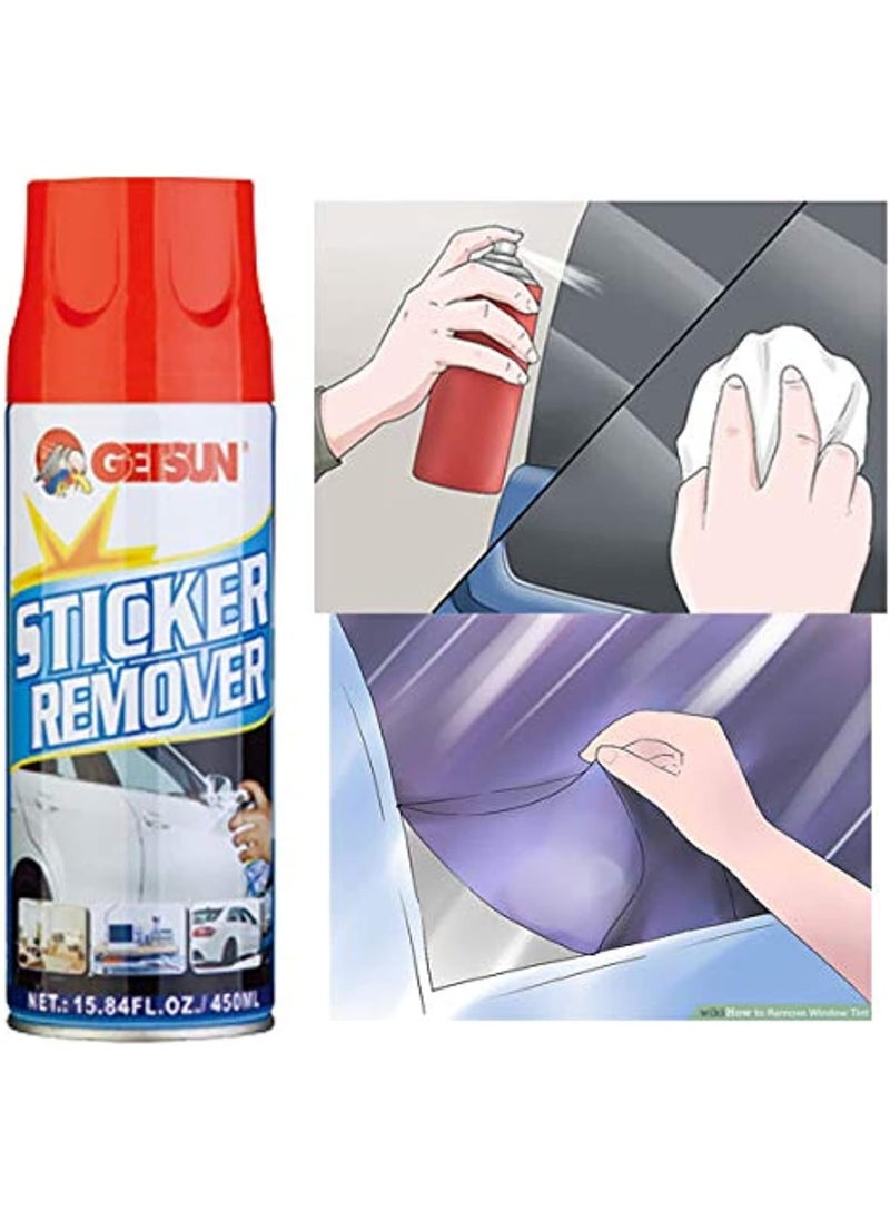 GETSUN Sticker & Adhesive Remover Spray 450ml  - Image 1