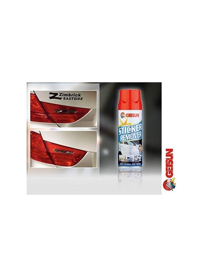 GETSUN Sticker & Adhesive Remover Spray 450ml - Image 4