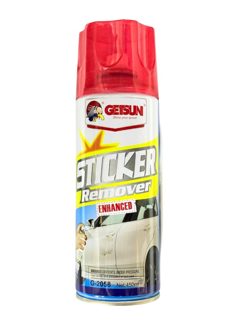 GETSUN Sticker & Adhesive Remover Spray 450ml - Image 1