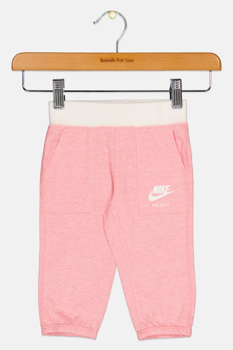 Nike Toddler Boy Pull On Brand Logo Outdoor Pants, Pink  - Image 1
