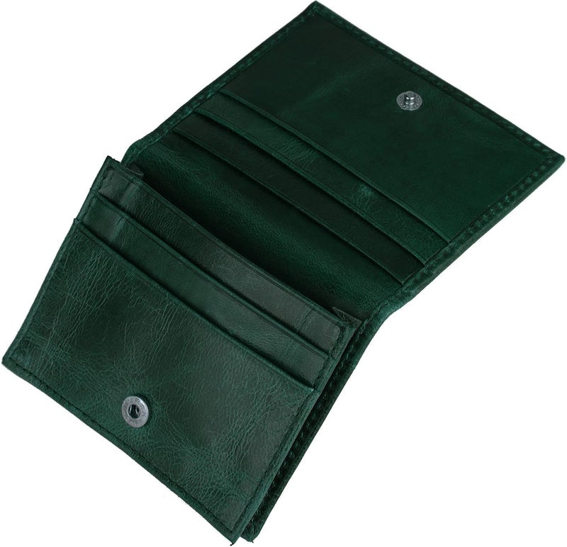 Napa Hide ® Mens Leather Wallet (Green Crunch) - Image 3