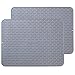 To encounter To encounter Silicone Dish Drying Mat - Extral Large 24" x 18" - Set of 2 Flexible Rubber Drying Mat, Heat Resistant  - Image 2