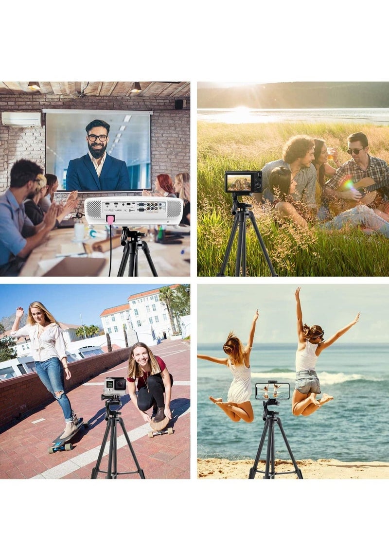 ELTRAZONE Flexible Tripod, 136cm Extendable Phone Tripod Stand with Carry Bag,Cell Phone Tripod with Wireless Remote,Universal Tripod for Video Selfie,iPhone Tripod Stand Travel Camera Tripod - Image 3