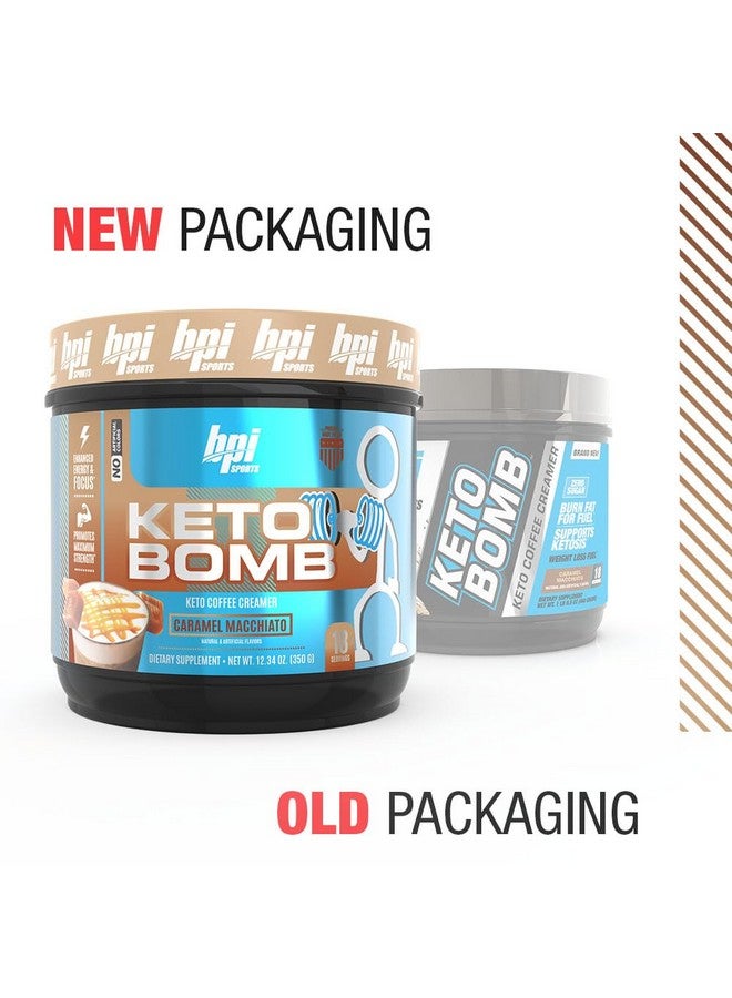 BPI SPORTS كريم القهوة كيتو بومب من بي بي آي سبورتس - يدعم الطاقة والترطيب - MCT والإلكتروليتات - مع الكالسيوم - كراميل ماكياتو، 18 حصة - Image 3