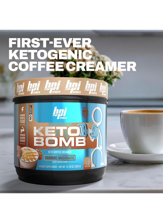 BPI SPORTS كريم القهوة كيتو بومب من بي بي آي سبورتس - يدعم الطاقة والترطيب - MCT والإلكتروليتات - مع الكالسيوم - كراميل ماكياتو، 18 حصة - Image 4