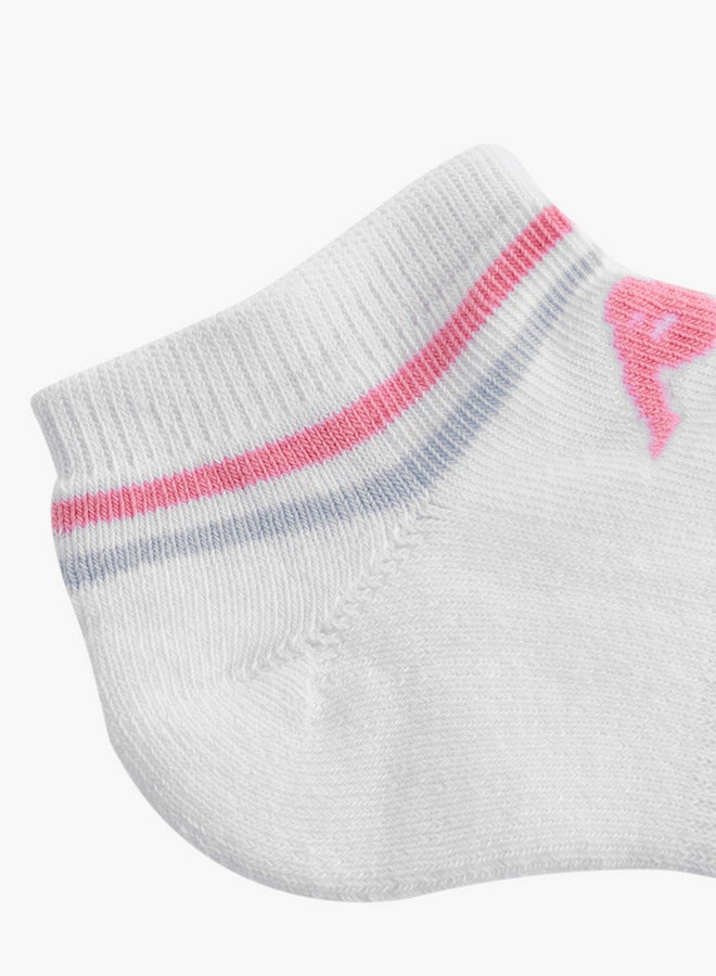Kappa Logo Print Half Terry Ankle Length Socks - Set of 5  - Image 5