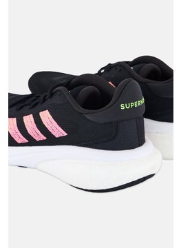 Adidas Women Supernova 3 Lace Up Running Shoes, Black  - Image 2