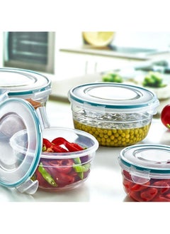 Viyalente 3-Piece 2.3 Lt Round Leakproof Storage Container Fresh Box Lc-420  - Image 2