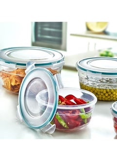 Viyalente 3-Piece 2.3 Lt Round Leakproof Storage Container Fresh Box Lc-420  - Image 3