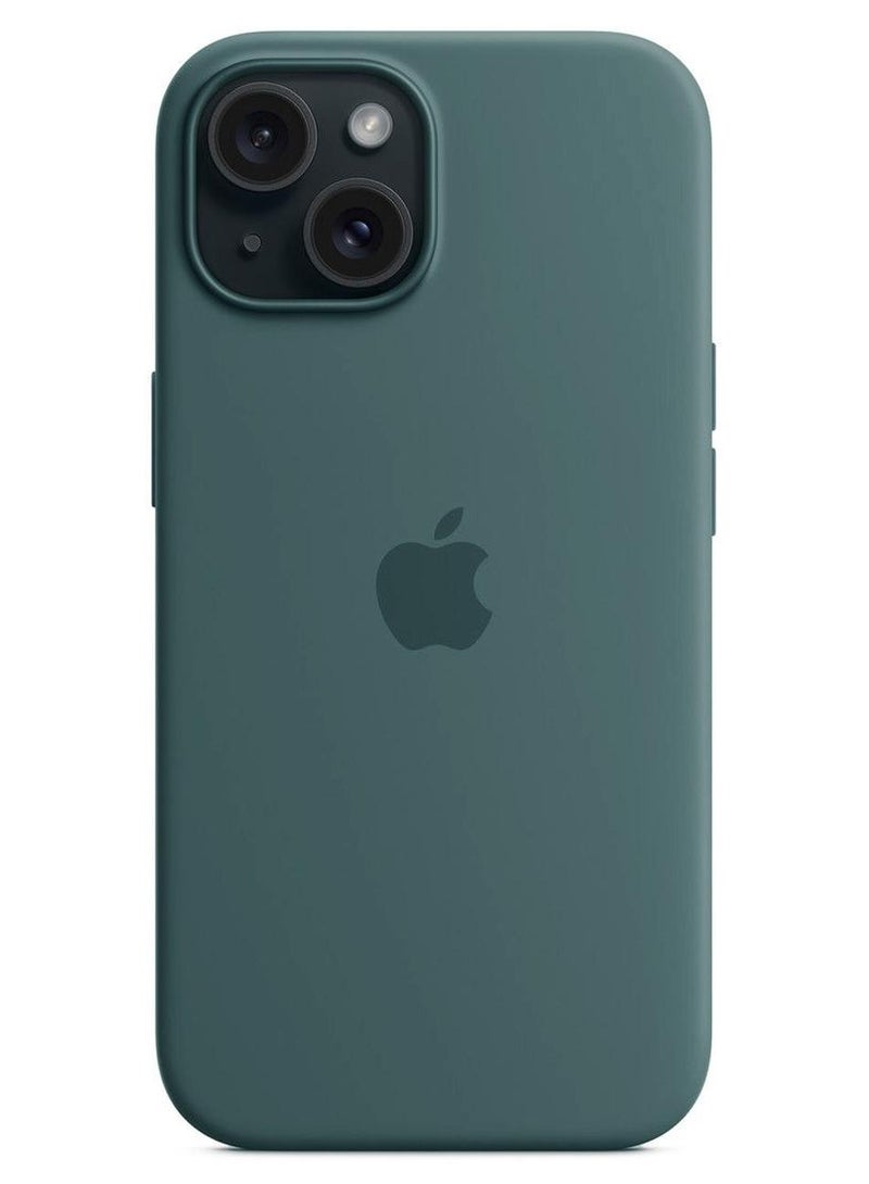 ميدا جراب سيليكون لموبايل ايفون 15 - 6.1 انش حماية كامل الجسم بملمس ناعم حريري غطاء مضاد للصدمات - Image 1