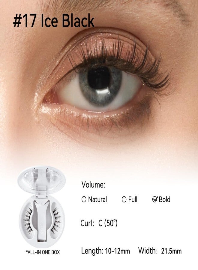 WOSADO Magnetic Eyelashes with Applicator Kit, [V17 Ice Black] Reusable Magnetic Lashes without Eyeliner, Glue-free False Lashes, Waterproof, Lightweight, Suit for Natural Makeup - Image 2