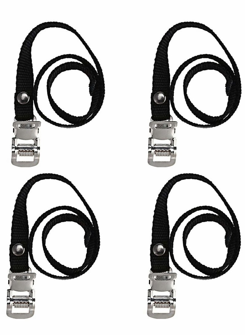 Excefore أحزمة دواسة الدراجة، أحزمة مشابك أصابع للتمرين لدراجة سبين، دراجات هوائية في الهواء الطلق، ركوب الدراجات في الهواء الطلق ودراجة ثابتة داخلية DIY - Image 1