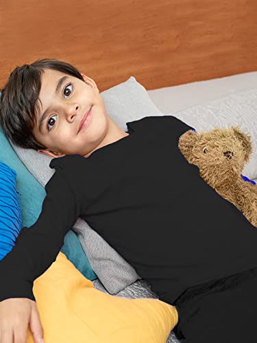 BROOKLYN VERTICAL Boys 2-Pack Thermal Waffle Active Base Layer Sets| Long Sleeve Shirt and Pants (Combo E, 7) - Image 3