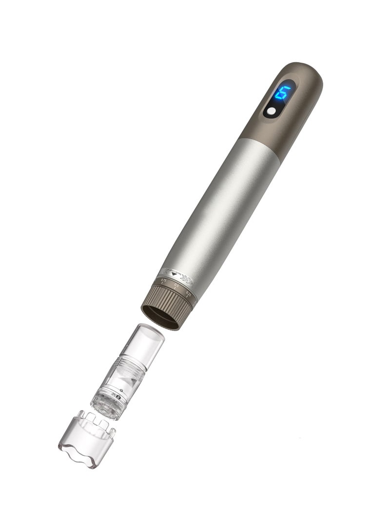 KASTWAVE Microneedling Pen, Professional Automatic Serum Wireless Microneedling With 12 Pins Cartridges, Skinpen, Auto Pen, Microneedle Pen For Face And Body - Image 2