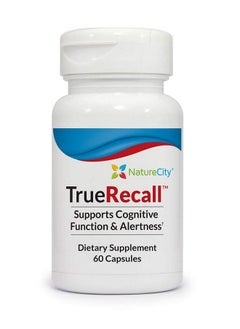 True Recall Brain & Memory Support Supplement 60 Capsules