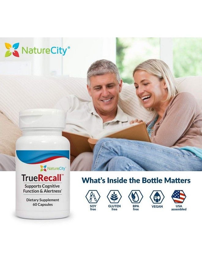 NatureCity - True Recall Brain & Memory Support Supplement 60 Capsules - Image 1