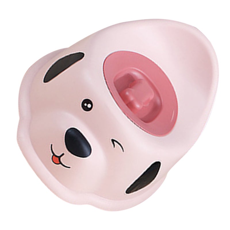 Baby Potty Training Toilet Portable Toddler Potty Training Seat With Splashes Guard Cute Puppy Pattern Potty Chair With For Kids And Infant For Home Bathroom - Image 1