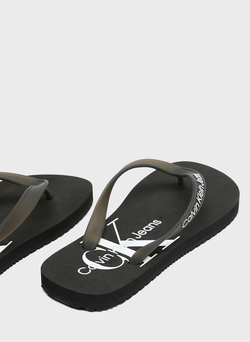 Calvin Klein Jeans Beach Sandal Monogra, 00X