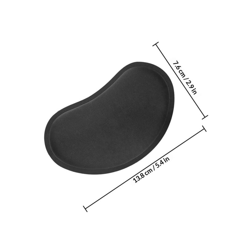 Black Eva Mouse Wrist Rest Pad 2 Pack Ergonomic Hand Support for Office Gaming Desktop Laptop - Image 3