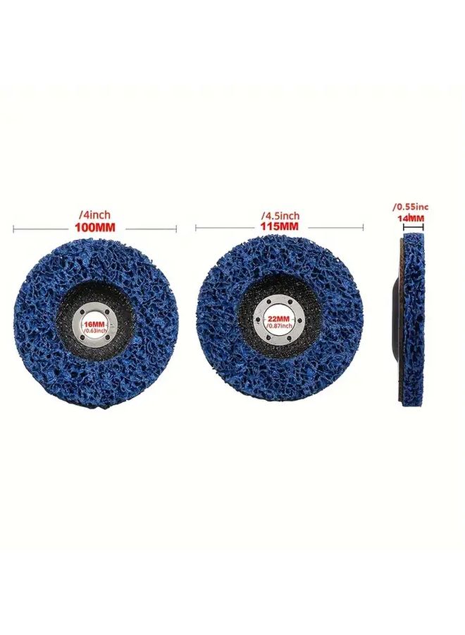4 Inch 100mm Strip Disc For Angle Grinder Rust Paint Coating Removal Wheel - Image 2