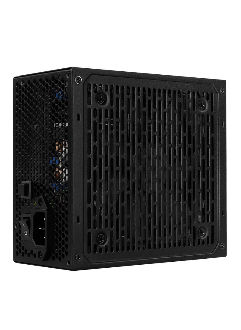 إيروكول - وحدة إمداد الطاقة AeroCool LUX RGB 650W، 80Plus Bronze معتمدة بكفاءة تصل إلى 88%+، 3 تأثيرات إضاءة محددة مسبقًا، متوافقة مع RGB القابل للتحكم باستخدام +5V موصل RGB قابل للعنونة - Image 1