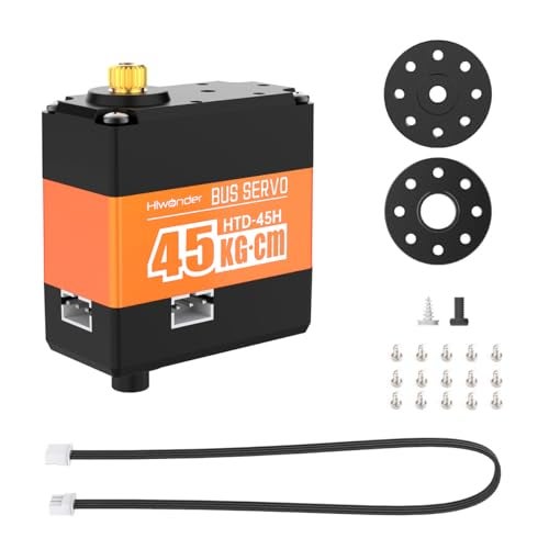Hiwonder HTD45H High Voltage Serial Bus Servo 45KG Torque with Three Connectors and Data Feedback - Image 1