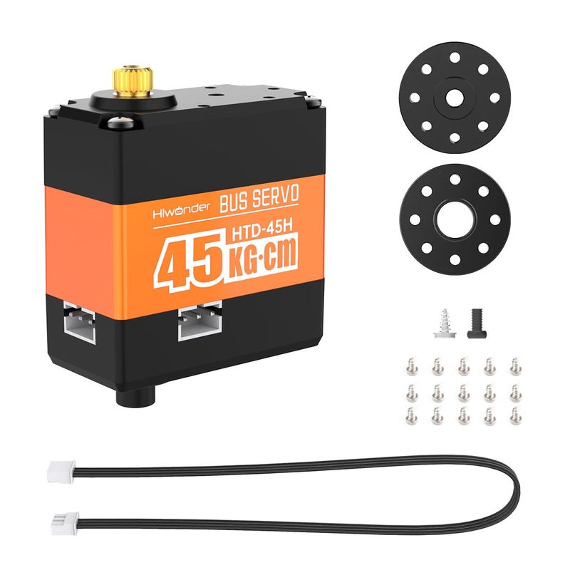 Hiwonder HTD45H High Voltage Serial Bus Servo 45KG Torque with Three Connectors and Data Feedback - Image 4