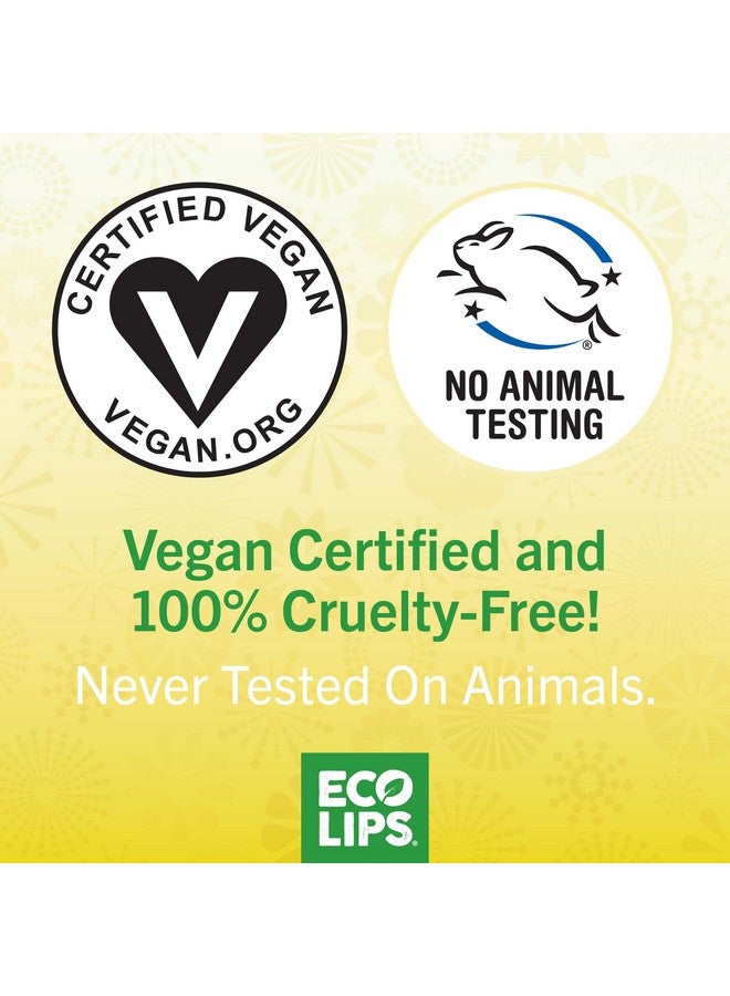 Eco Lips Bee Free Variety Pack Vegan Lip Balm | Candelilla Wax, Cocoa Butter & Coconut Oil Lip Care. Soothe & Moisturize Dry, Chapped Lips - 100% Plastic-Free Plant Pod Packaging - Made in USA - Image 3