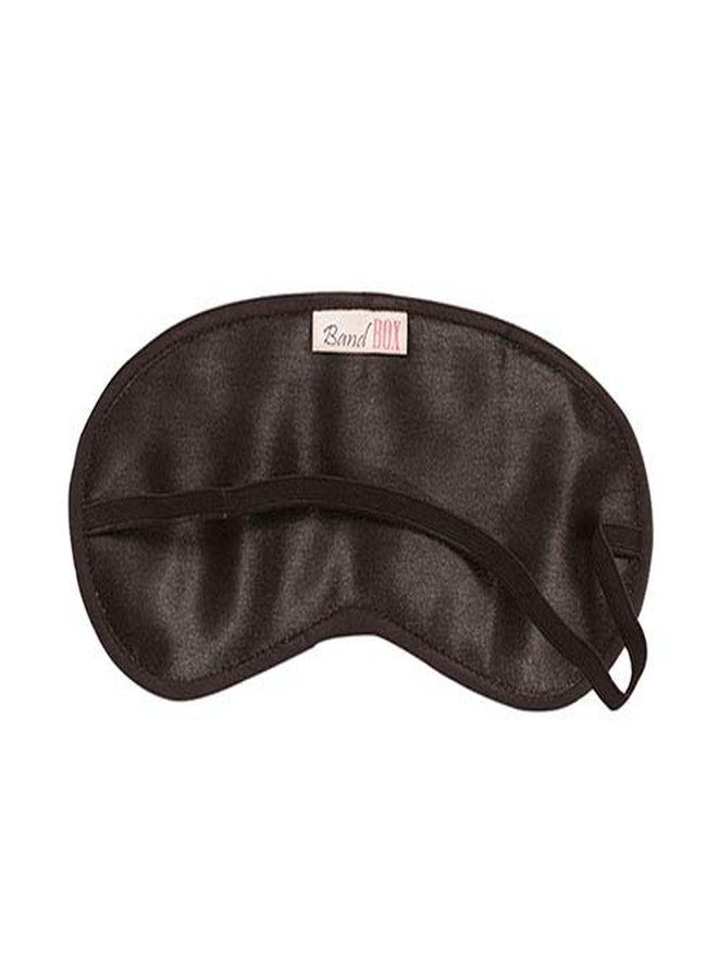 BAND BOX Hand-embroidered Black Eye Mask for sleeping | Soft And Comfortable Sleeping Eye Mask, Unisex Eye Mask - Image 2