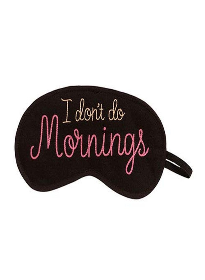 BAND BOX Hand-embroidered Black Eye Mask for sleeping | Soft And Comfortable Sleeping Eye Mask, Unisex Eye Mask - Image 1