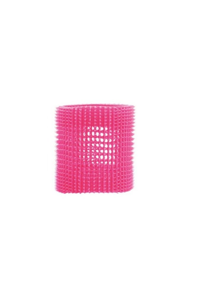 EUROSTIL - EUROSTIL Bag of 4 pcs WITH PINK LOOPS Hair Rollers 65mm Pink - 00025 - Image 1