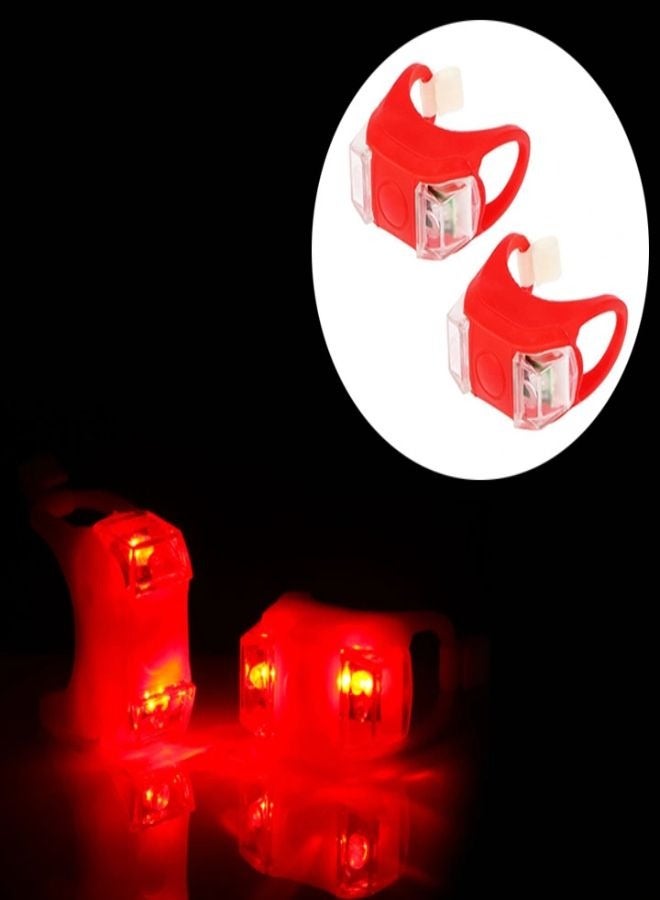 EasyLife 2 Pieces Bicycle Safety Lighting LED Light Lamp Flashlight Bike  - Image 3