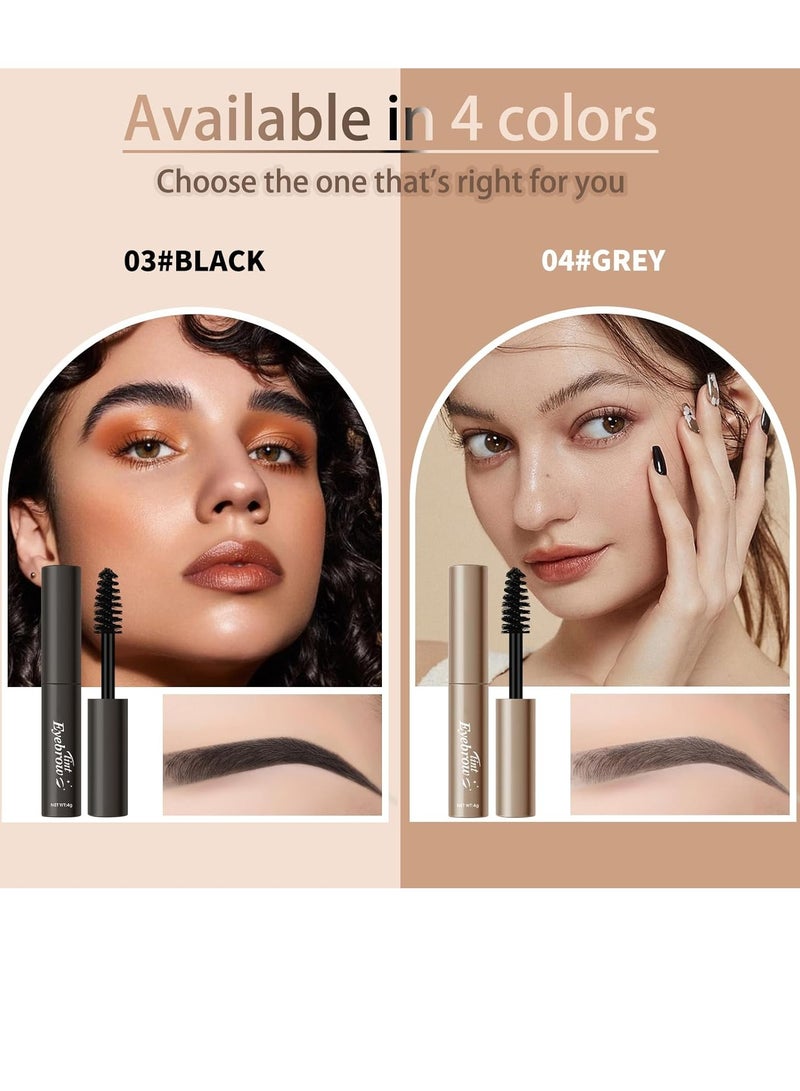 اوكيل صبغة الحواجب، صبغة حواجب دائمة بلون طبيعي ومدة طويلة من تطور اللون، مكياج يدوم طويلاً مقاوم للماء للاستخدام في المنزل أو الصالون - Image 4