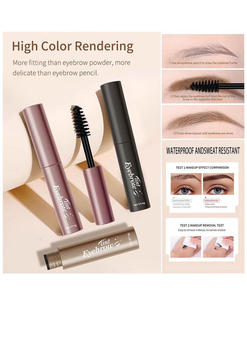 اوكيل صبغة الحواجب، صبغة حواجب دائمة بلون طبيعي ومدة طويلة من تطور اللون، مكياج يدوم طويلاً مقاوم للماء للاستخدام في المنزل أو الصالون - Image 5