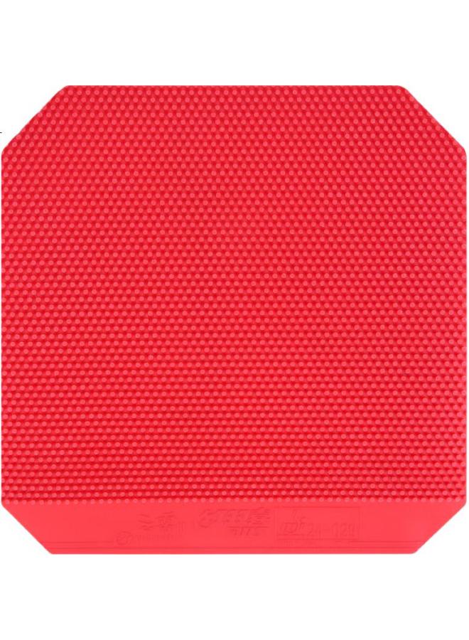 Dhs (Double Happiness) Long Rubber Table Tennis Rubber, Cloud Mist 3, Offensive Red, 1.0 - Image 1