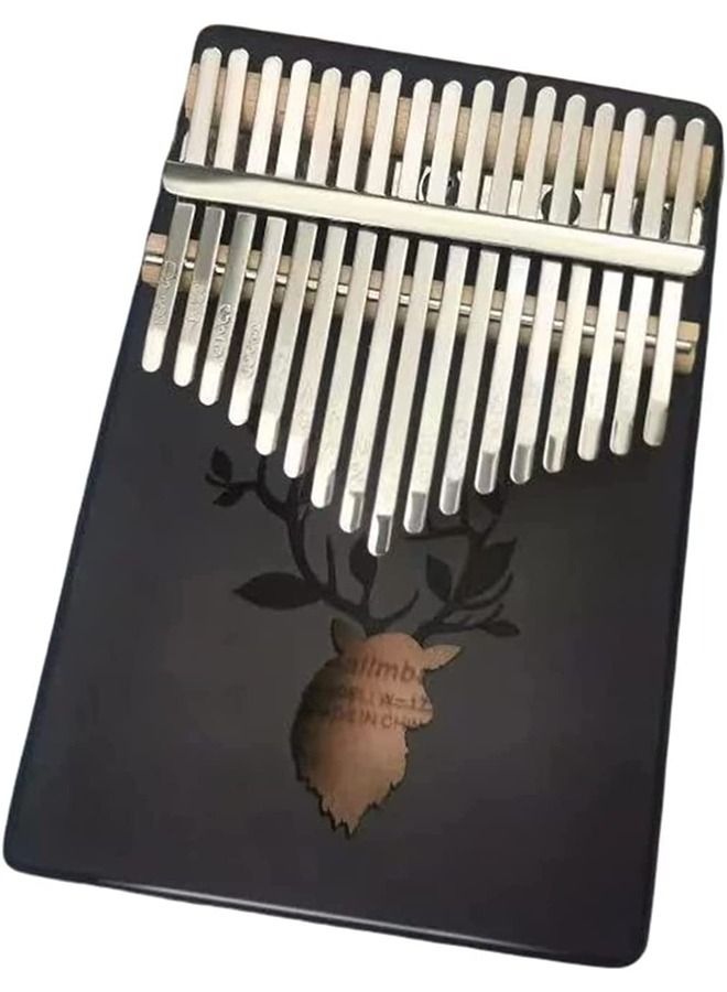 LXX Portable Piano Kalimba 17 Keys Thumb Piano Wood Percussions Keyboard for Birthday Gifts Portable Piano (Color: A1) - Image 1