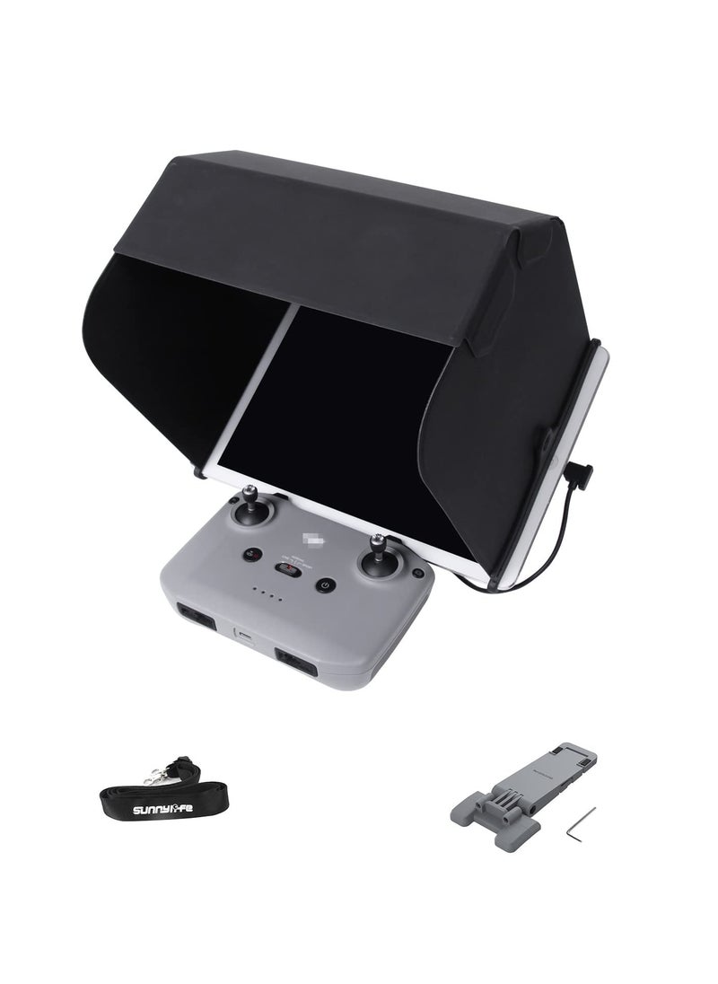 KASTWAVE - Sunshield Sunshade for DJI mavic 3/Mini 2/Mavic Air 2/DJI Air 2S Controller Accessories, Foldable Display Sunshade (7.9 inches) - Image 1
