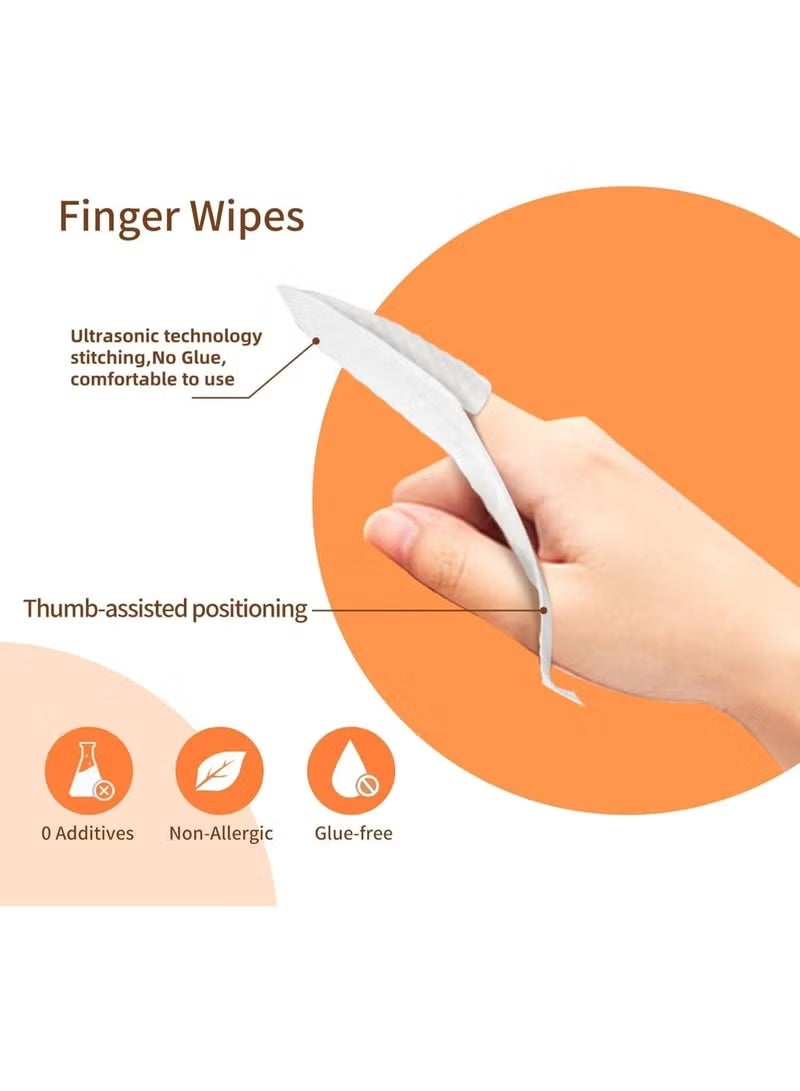 Baby Oral Cleaning Finger Wipes Box Set, Perfect Gift for Newborn Shower, Sterile Tongue Cleaner Gauze Pads for Infant Oral Care - Image 4