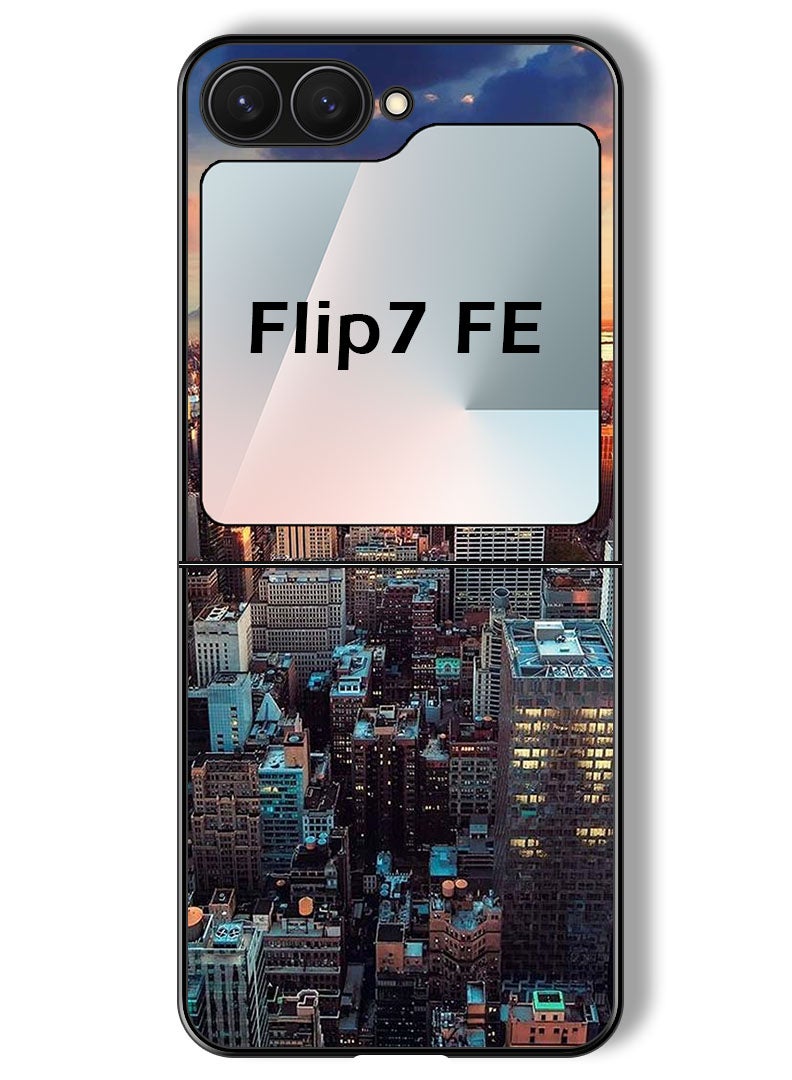 Theodor Case Compatible with Samsung Galaxy Z Flip 7 FE 6.7 Inch Protection Shockproof Bumper Cover Newyork City - Image 1