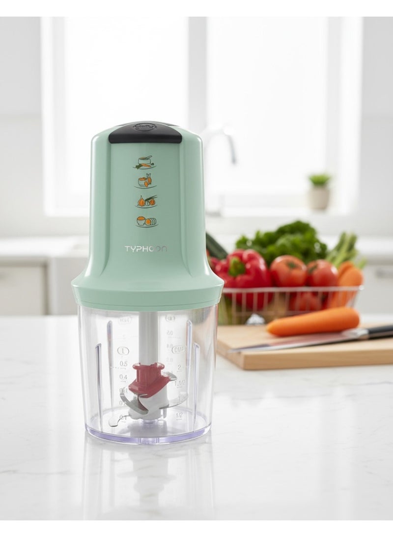 Vegetable Chopper - 500ml - 300W - Green - TY-02-005 G