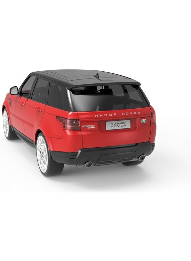 RW Land Rover Range Rover Sport Remote Control Car 1:14 Scale 2.4GHz RC SUV Toy with Lights, Rechargeable 6V Battery, Realistic Design, Multi-Directional Control,  Colors for Kids 6+ RED - Image 3