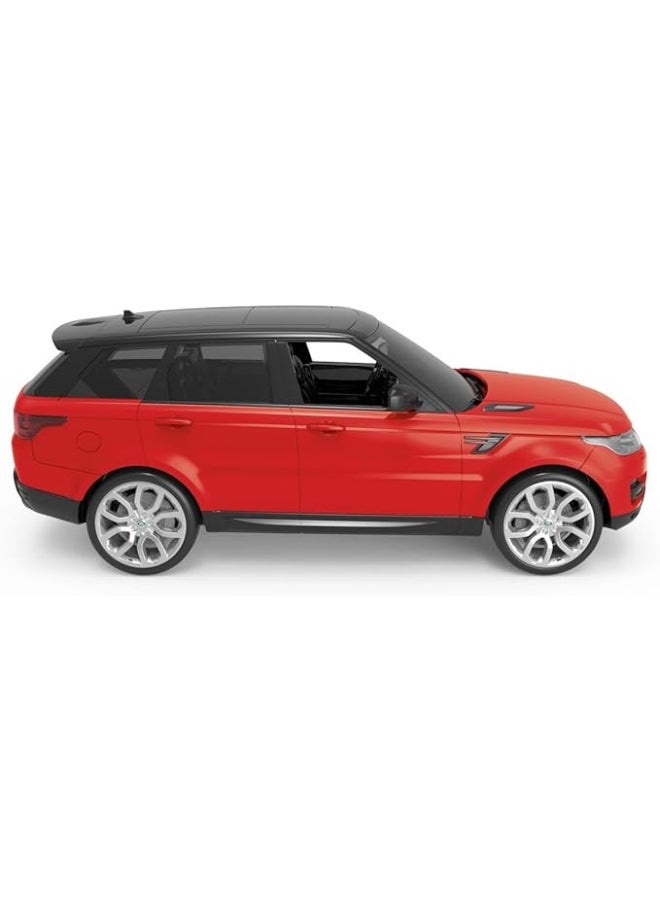 RW Land Rover Range Rover Sport Remote Control Car 1:14 Scale 2.4GHz RC SUV Toy with Lights, Rechargeable 6V Battery, Realistic Design, Multi-Directional Control,  Colors for Kids 6+ RED - Image 2