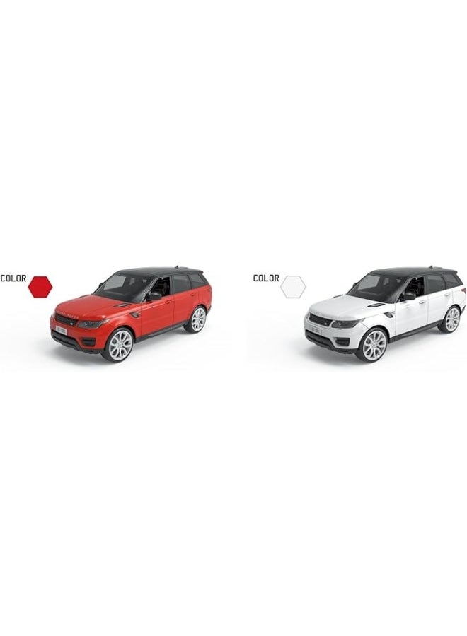 RW Land Rover Range Rover Sport Remote Control Car 1:14 Scale 2.4GHz RC SUV Toy with Lights, Rechargeable 6V Battery, Realistic Design, Multi-Directional Control,  Colors for Kids 6+ RED - Image 4