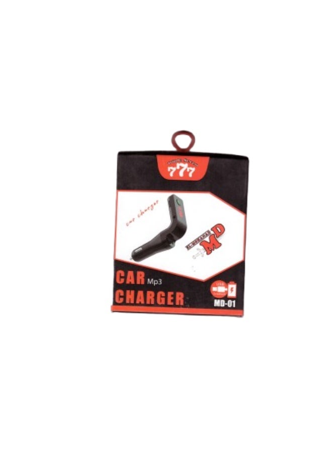 777 Triple Seven MD-01 Bluetooth Car Charger with FM Transmitter - Image 1