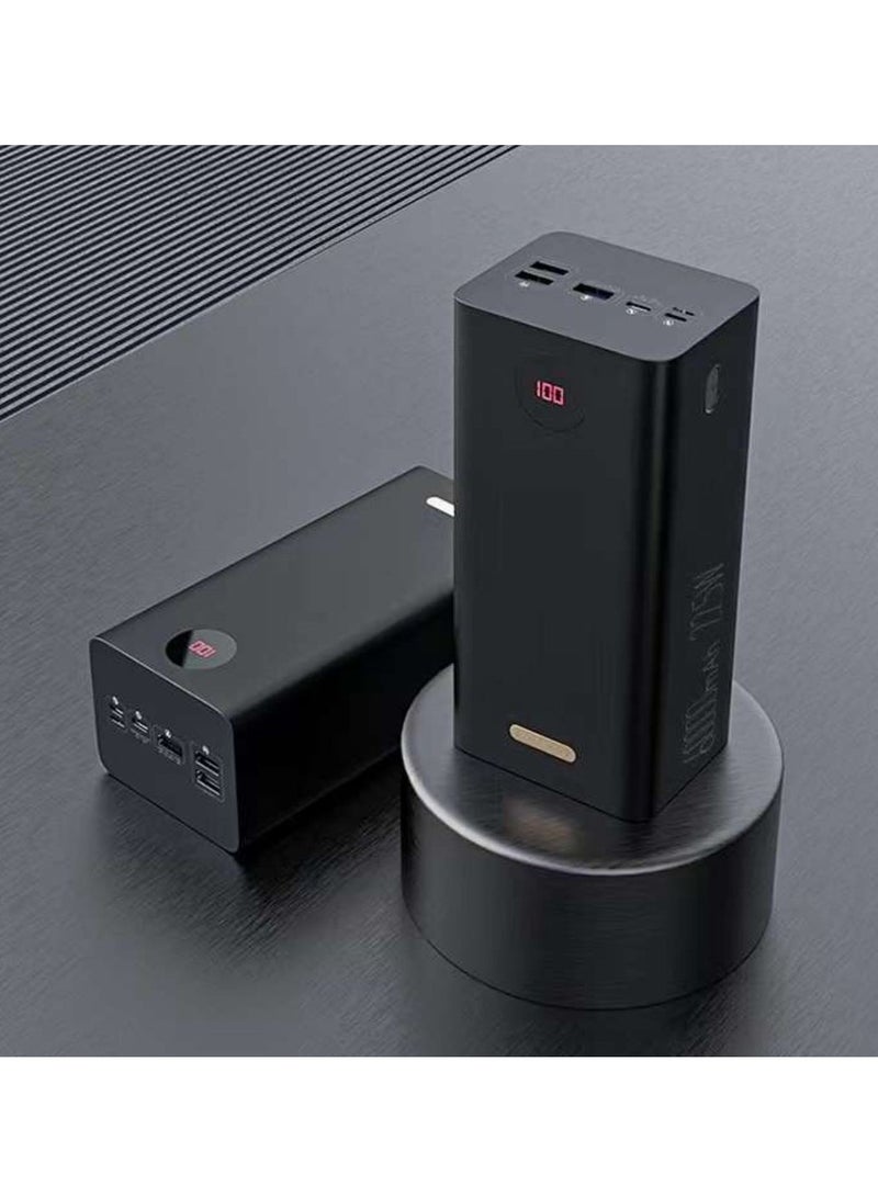 Pama 60000 mAh Power Bank PD USB C 25W Fast Charging Portable Charger PEA57 Black