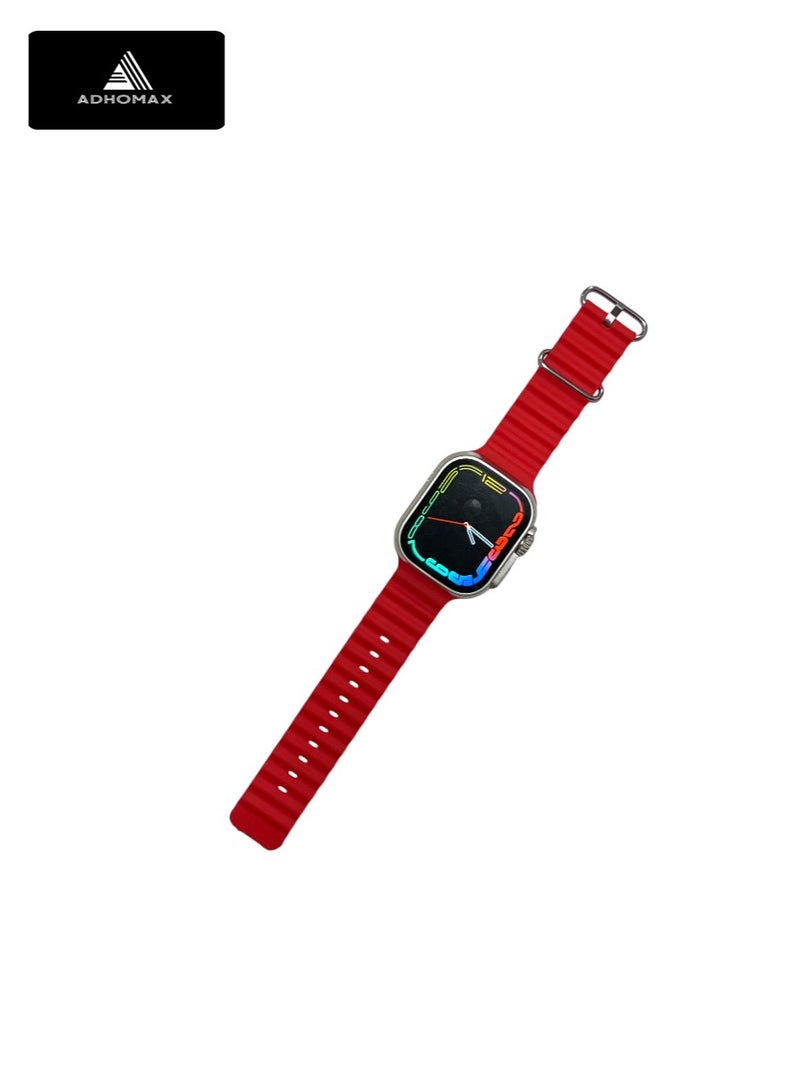 adhomax New T900 Ultra Smart Watch, Elegant Design 2.09", Infinite Display, NFC, Fitness Tracker, Heart Rate, Oxygen Monitor, Calls, Wireless Charging, Works With IOS and android for men, women - Image 5