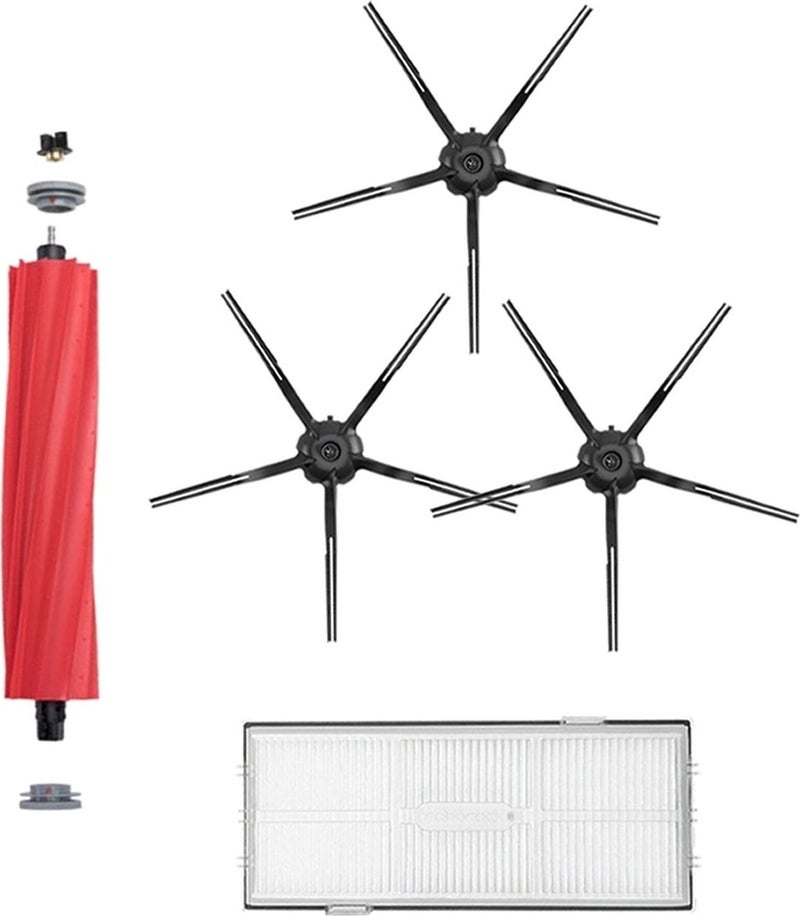 Roborge 5-Piece Spare Parts Set Compatible with Roborock S7 Max V Ultra Robot Vacuum Cleaner 
